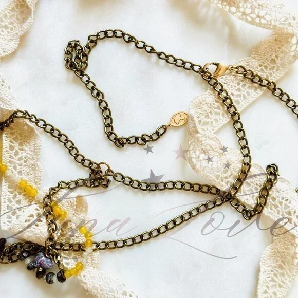 FREE PEOPLE x Ariana Ost Semi Precious Stone Body Chain - EXCLUSIVE! - Picture 5 of 5